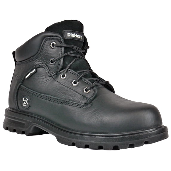 DieHard Men’s Composite Toe Waterproof Work Shoe Slip Resistant EH Charger V2 Black