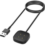 Charger for Fitbit Sense/Sense 2/Versa 3/Versa 4, Replacement Charging Cable Cord Magnetic Dock Stand for Fitbit Sense 1/2, Versa 3/4 Smartwatch