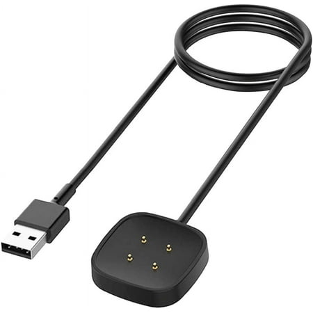Charger for Fitbit Sense/Sense 2/Versa 3/Versa 4, Replacement Charging Cable Cord Magnetic Dock Stand for Fitbit Sense 1/2, Versa 3/4 Smartwatch