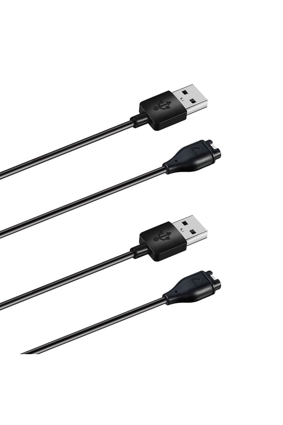 Charger for Garmin Forerunner 265 165 245, Replacement Charging Cable Cord for Garmin Forerunner 265 165 245 Music Smart Watch (2Pack, 3.3ft/1m)