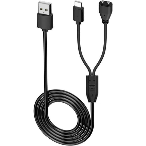 Charger for Jugbow/Delupet/Yawpet Dog Training Collar, Magnetic Charging Cable for DT-61/66/67/68/72/73 Shock Collar and Remote (3.3ft/1m)