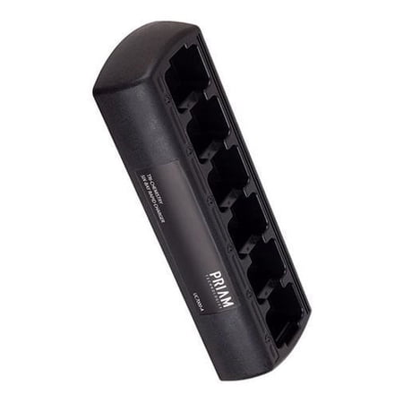 Charger for Motorola MOTOTRBO XPR 3300e Universal Rapid Six-Bay Drop-in Charger (Slim Design)