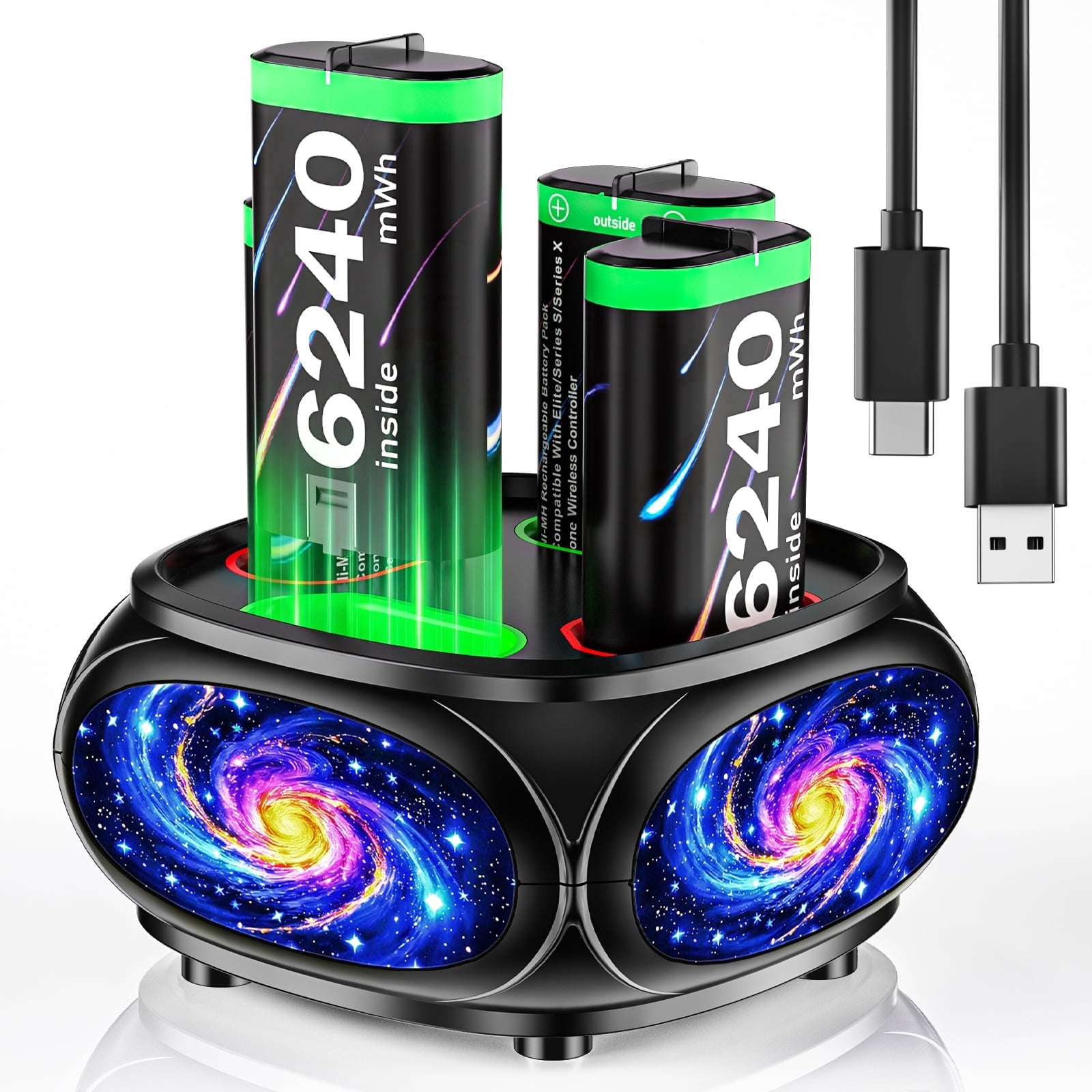 Collective Minds Wireless Controller Charger for Xbox 360 Dual