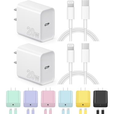 Chalian IPhone Charger Super Fast Charging 20W PD Power Wall Charger With 6FT Charging Cable Compatible IPhone 14/14 Pro Max/13/13 Pro Max/12/12 Pro/12 Pro Max/11/11 Pro IPad(Yellow