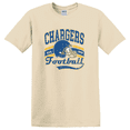 thumbnail image 1 of Chargers Football Retro Sports Fan Stadium Style Graphic Tee T-Shirt, 1 of 5