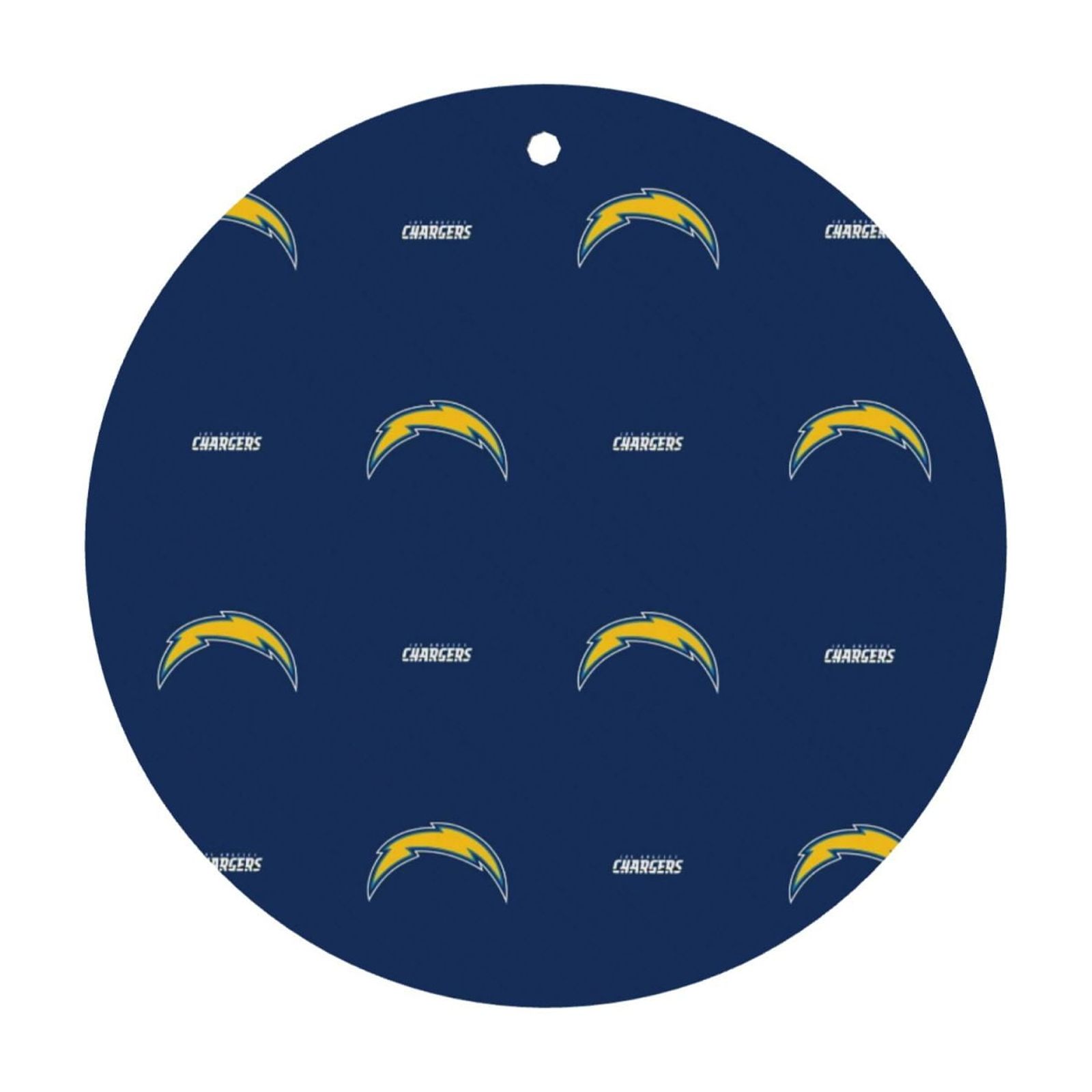 Chargers Football Team Custom Round Fragrance Tablets with Lavender Lanyard Car Fragrance Tablets Wardrobe Fragrance Tablets Can also be used in wardrobes and bathrooms (6-pack)