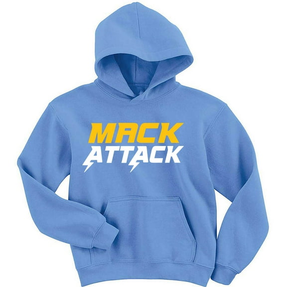 Chargers Khalil Mack Attack Hooded Sweatshirt