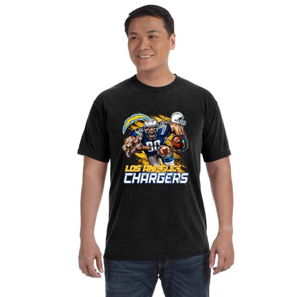 Chargers LOS ANGELES Tailgate Football NICE! COMFORT COLOR T-SHIRT, for men & women, up to size 4XL