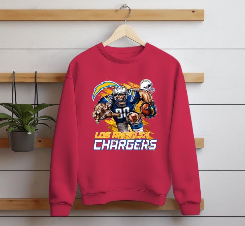 Chargers TShirt Los Angeles Tee La Shirt Tailgate Football Nice! E17