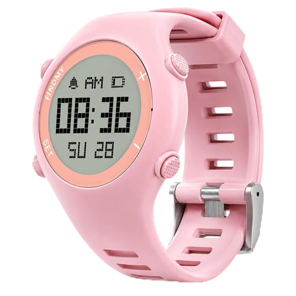 Chargeworx Kids Tracker Watch, Works with Apple Find My, Digital Watch with Built-In Bluetooth Tracker, for iPhone, iPad and Mac, Water Resistant, No SIM Card or Monthly Fees