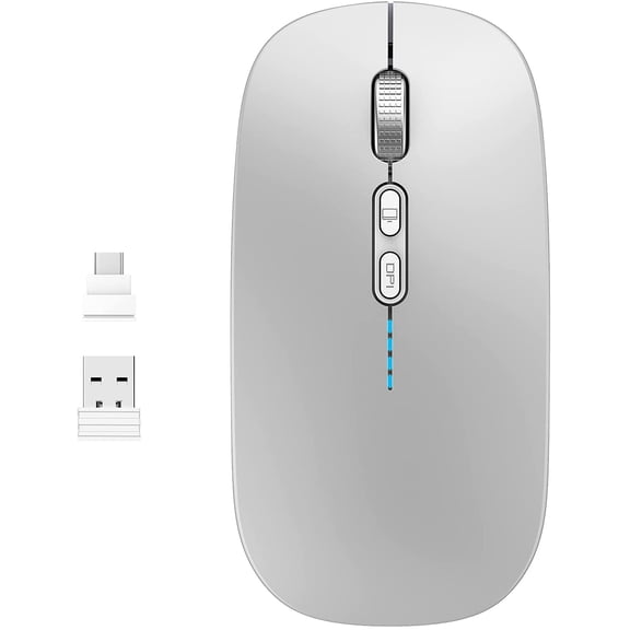 Charging 2.4G Ultra-thin Silent Wireless Optical Mouse, Portable Mobile Wireless Mouse