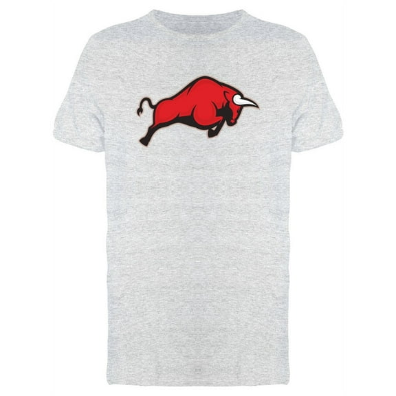 Charging Bull Mascot Tee Men's -Image by Shutterstock