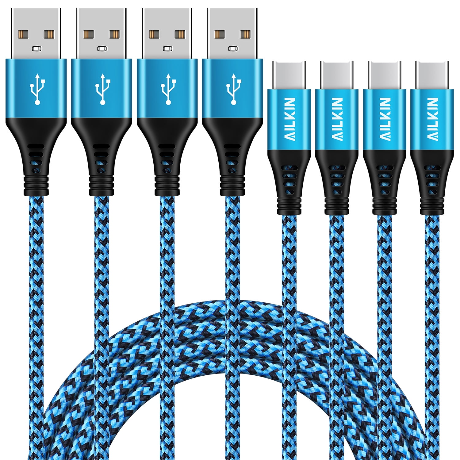 Charging Cable 6ft4pack Type C Usb Fast Charging Cable 6ftailkin Usb A To Usb C Cable 6ft High 7515