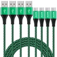 thumbnail image 1 of Charging Cable 6ft,4PACK Type C USB Fast Charging Cable 6ft,AILKIN USB A to USB C Cable 6ft High Speed Android Charger Type C Charging Cords USB-C Phone Cables,Green, 1 of 6