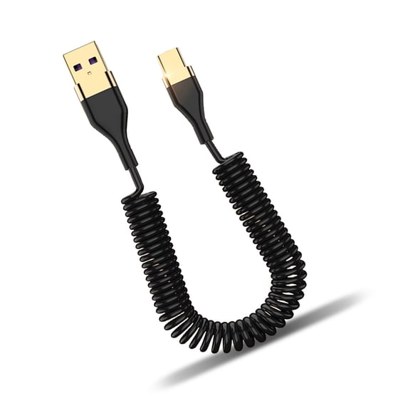 Charging Cable Retractable Mobile Phone Charger Wire Smartphone Travel Replaceable Copper Plastic Data Cord