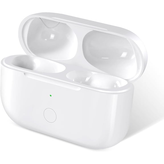 for Charging Case Compatible with AirPod Pro 2nd & 1stGeneration Air Pods Pro 2 1 Charger Case Replacement with Bluetooth Pairing Sync Button,with USB-C Charging,Earbuds Not Included, White