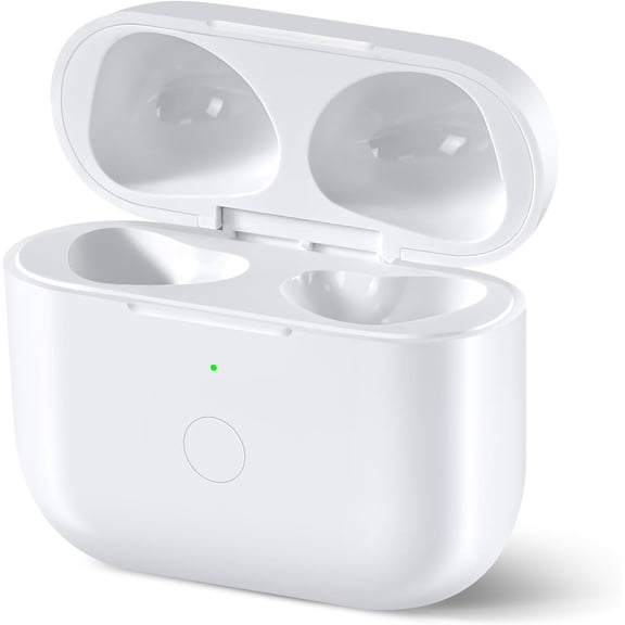 Charging Case Replacement Compatible with AirPod 4, Air Pod 4 Charger Case with Bluetooth Pairing Sync Button,Without Earbuds, White