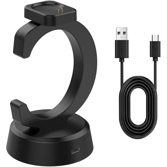 Charging Dock for Amazfit T-Rex 3/T-Rex 3 Pro/Helio Strap/Balance/Balance 2/Active Max/T-Rex Ultra 2/Active 3 Premium/Cheetah 2 Pro Charger,Charging Stand with 3.3ft USB C Charging Cable