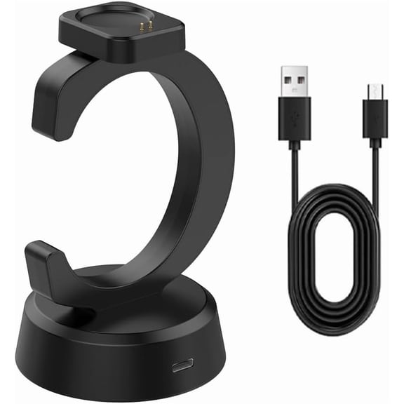 Charging Dock for Amazfit T-Rex 3/T-Rex 3 Pro/Helio Strap/Balance/Balance 2/Active Max/T-Rex Ultra 2/Active 3 Premium/Cheetah 2 Pro Charger,Charging Stand with 3.3ft USB C Charging Cable