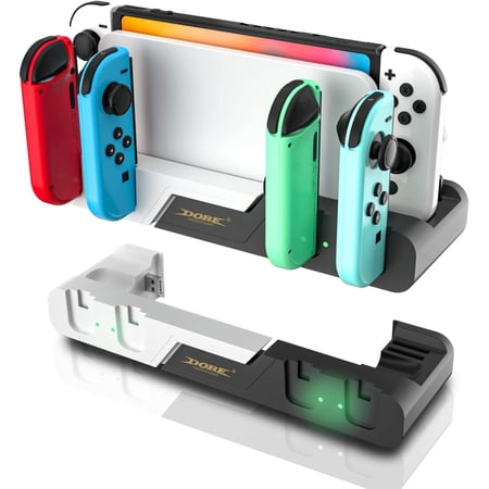 Charging Dock Compatible with Nintendo Switch & OLED Model Joy-con, Charger for Nintendo Switch Joycon Controller