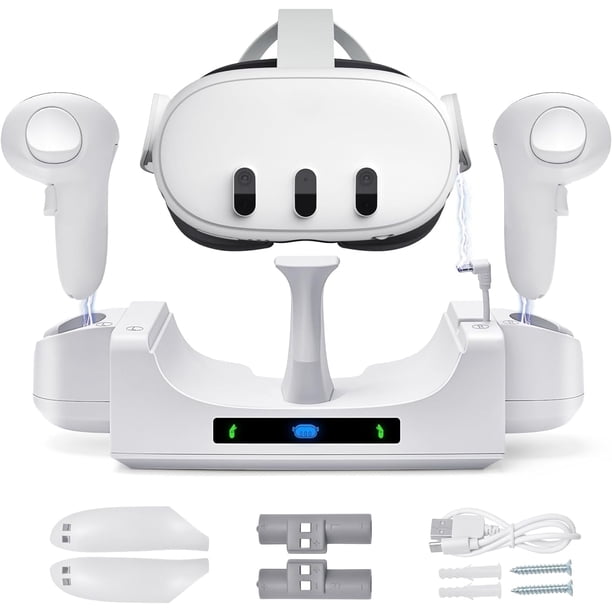 Prociv Charging Dock for Meta Quest 3, VR Stand, Rechargeable