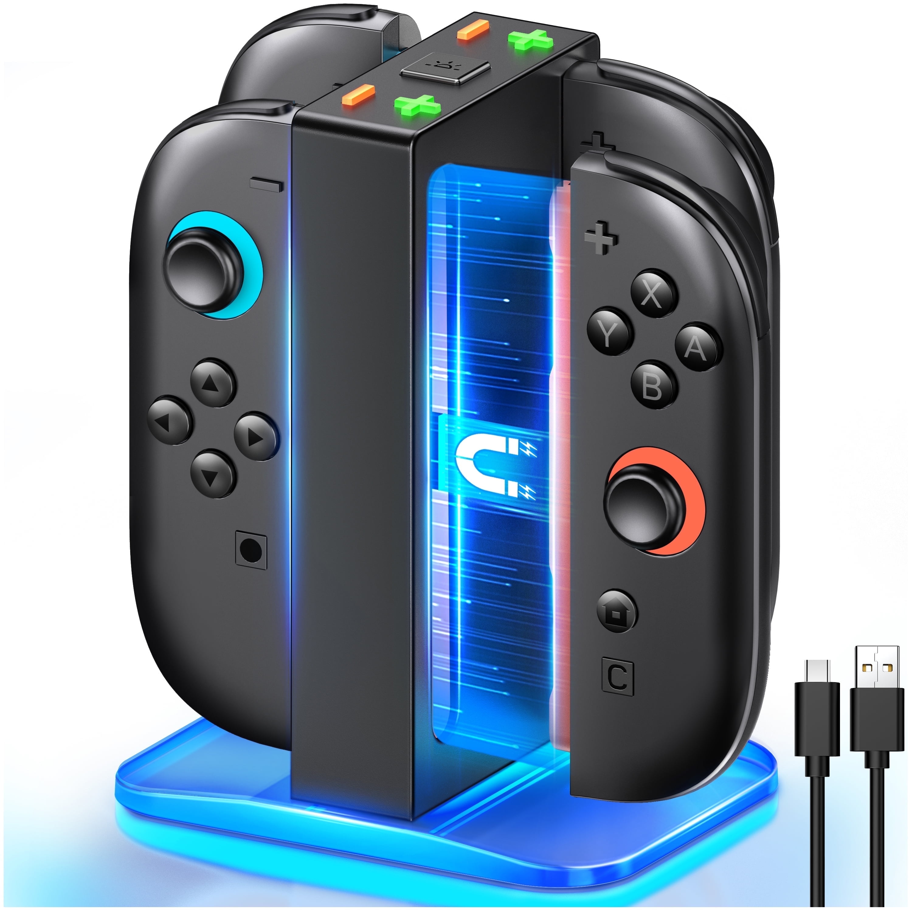 Switch Controller Charger Compatible with Joy-Cons and Pro