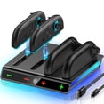 thumbnail image 1 of EUROA Switch 2 Controller Charger Compatible with Switch 2 Joy Con, 4-in-1 Magnetic Joycon Charger with USB Type-C Interface, 1 of 7