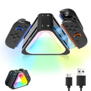 Charging Dock for Switch 2 2025 Joy-Con,Controllers   4 in 1 Fast Charger Station, Ergonomics & Magnetic Fast Charger Station for Switch 2 2025 Joycon 2 Accessories with Cord