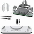 thumbnail image 1 of Charging Dock for Meta Quest 3 VR Glasses Grip Charger Docking Station Stand for Meta Quest 3,Support PD Fast Charging, 1 of 8