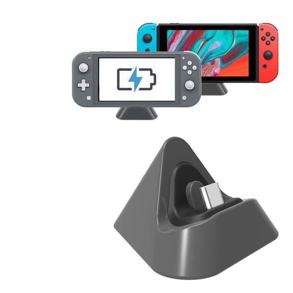 Charging Dock for Switch Lite, Charging Stand Station Compatible with Switch