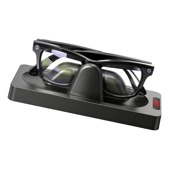 Charging Dock with 5000mAh Power Pack & LED Display ABS Metal Base General Charging Station for Glasses