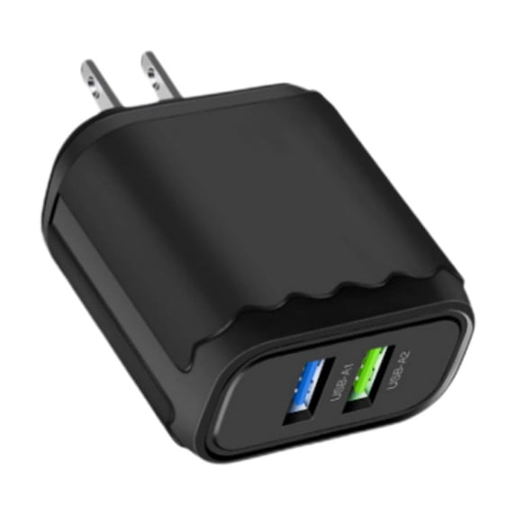 Charging Head Plug, 20W Dual USB-A Charger, with Overcurrent and Overheat Protection, for Mobile Phones Tablets Headphones Home office