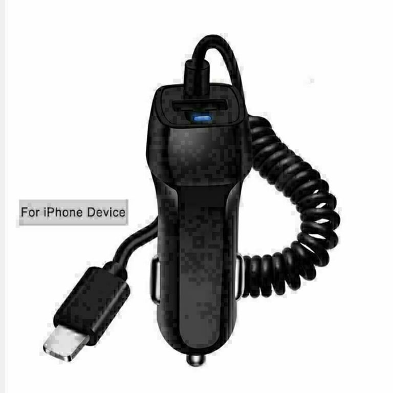 iphone 7 cigarette charger Car Fast Charging [Apple MFi Certified], 60W Dual Usb-c Power Lighter Car Charger+Type-C Cable&Lightning Cable for iPhone 15 battery protector and automatic chip recognition function Car Fast charger for iPhone