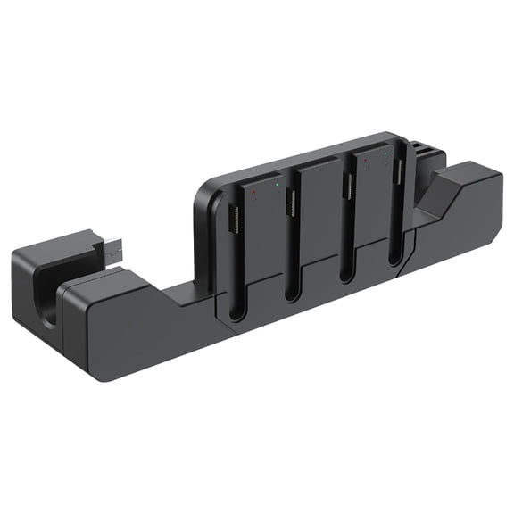 Charging Hub 4 Game Card Slots PD Fast Charge Dock Base With Storage Compartment for SW2 Console Controllers Accessories
