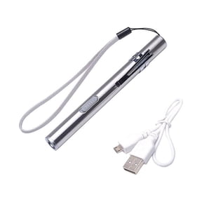 Charging Moon Light LED Flashlight 201 Steel Keychain Mini Camping Light USB Rechargeable 45-55LM 2-3H Runtime High Brightness Portable Emergency Torch