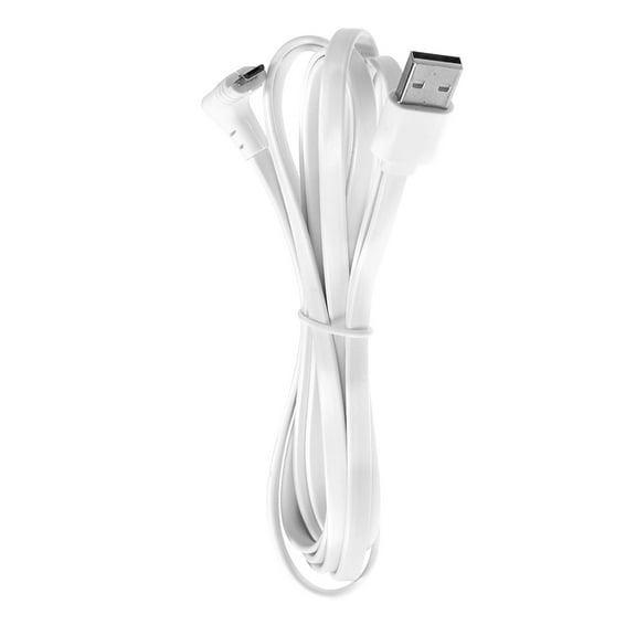 Charging Power Cable for Arlo Pro, Arlo Pro 2Weatherproof Flat Aluminium Alloy Cord, 2M6ft (White)