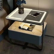 Charging Smart Bedside Tables Storage Coffee Nordic Bedside Tables Small Narrow Makeup Comodini Library Furniture HY50BT