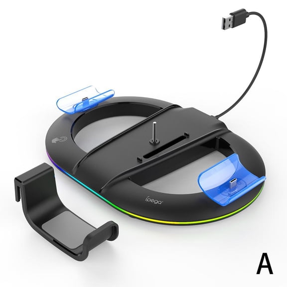 Charging Stand for pro Remote Player, pro Portable Charging Dock with Light Modes, pro Portal Stand Charger, Portal Dock Station with Magnetic Connector, Portable Holder Charging Base