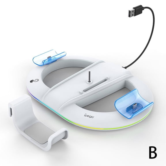 Charging Stand for pro Remote Player, pro Portable Charging Dock with Light Modes, pro Portal Stand Charger, Portal Dock Station with Magnetic Connector, Portable Holder Charging Base