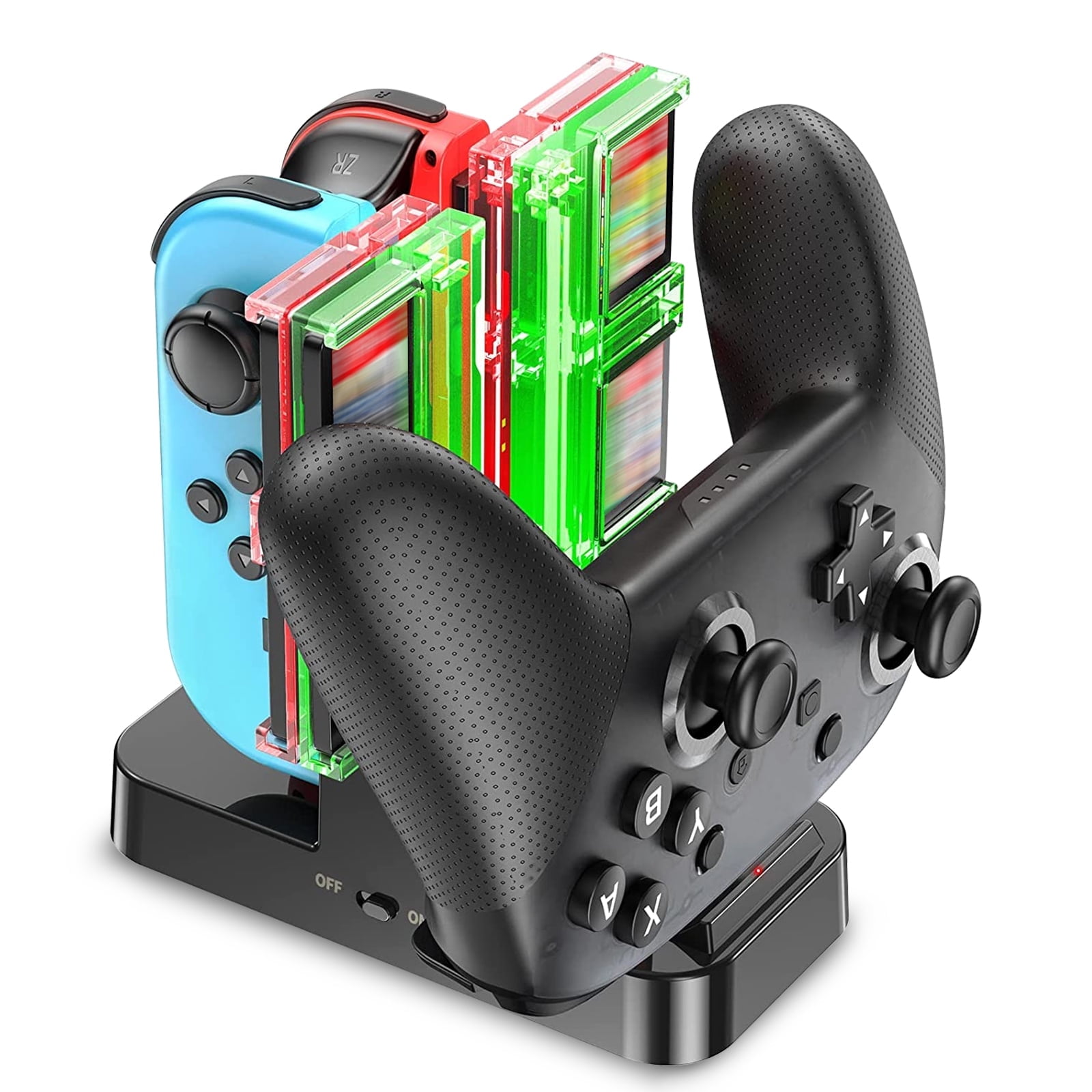 Charging Station Fit for Nintendo Switch, Switch OLED JoyCon, Pro