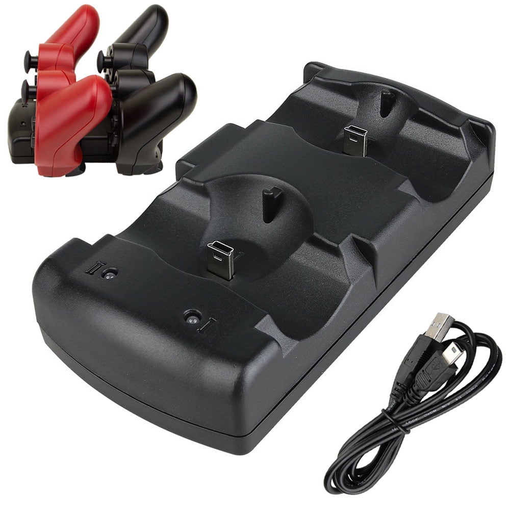 Charging Station Fit for Playstation PS3/MOVE Controller, EEEkit 4