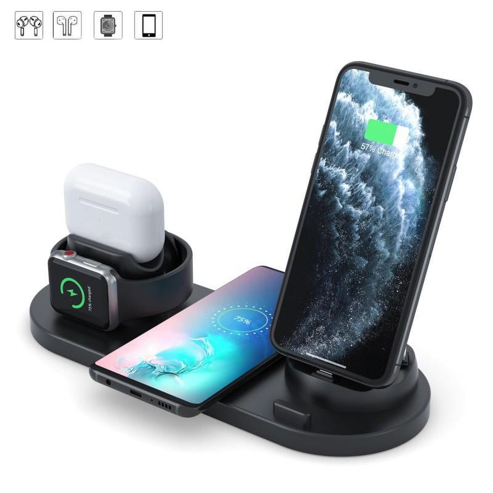 Charging Station Wireless Charger 4 in 1 Charging Base