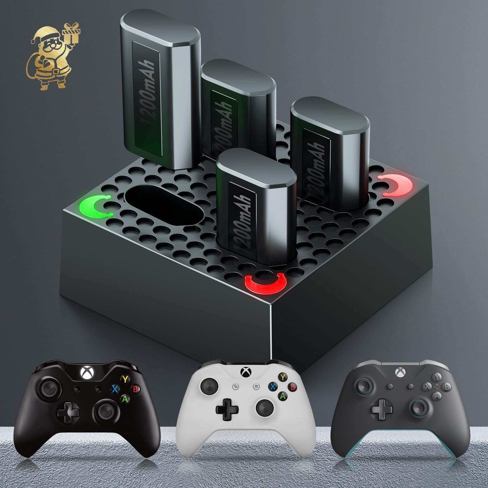 Charging Station for Xbox One Controller Battery Pack, TechKen Xbox One