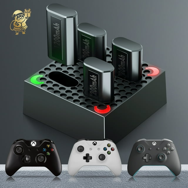 Charging Station for Xbox One Controller Battery Pack, TechKen Xbox One
