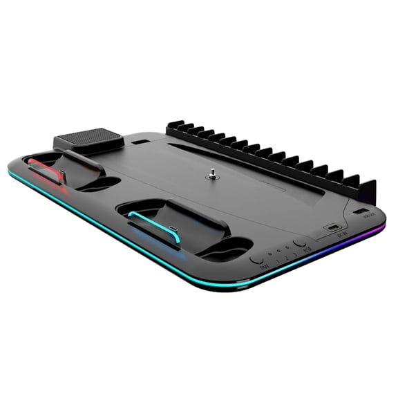 Charging Station for Slim Controller Charger Stand with 15 Game Card Slot Light Indication Light Console Stand