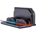 thumbnail image 1 of Charging & Storage Station for Switch 2 2025/Joy Con, 4-in-1 Charger Stand with 8 Game Card Slots, Foldable Portable Design, Charges 4 Joy Con2 Simultaneously with LED Indicator, 1 of 6
