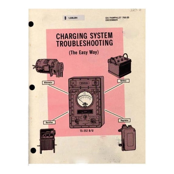 Charging System Troubleshooting (The Easy Way) book in color (Paperback)