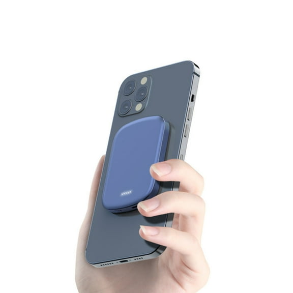 Chargomate Magnetic Portable Wireless Charger And Power Bank For Apple And Android - METALLIC GRAY