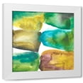 thumbnail image 1 of Chariklia Zarris 4x14 White Modern Wood Framed Wall Art Titled - Tectonic IV, 1 of 5