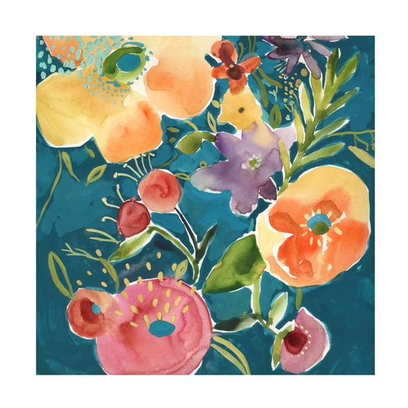 Chariklia Zarris 'Abundant Florals I' Canvas Art
